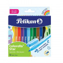 PELIKAN фломастеры Colorella Star, круглые, 12 цветов