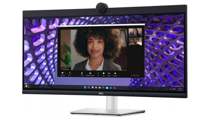 LCD Monitor|DELL|P3424WEB|34"|Curved/21 : 9|Panel IPS|3440x1440|21:9|60Hz|5 ms|Speakers|Camera 4MP|S