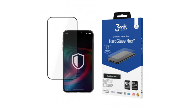 3mk HardGlass Max - Szkło hartowane do iPhone 14 Pro (Czarny)
