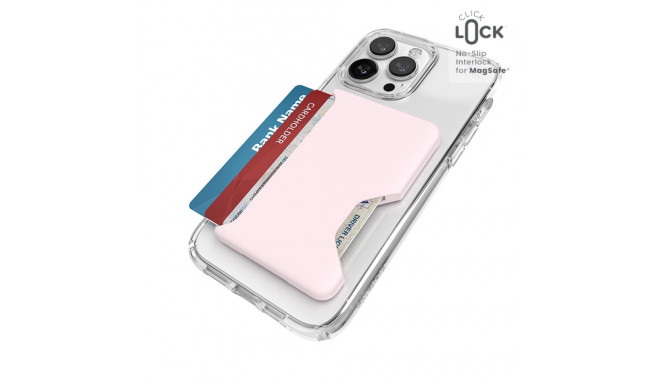 Speck ClickLock Wallet For MagSafe - Magnetyczny portfel MagSafe (Nimbus Pink)