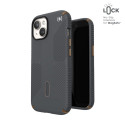 Speck Presidio2 Grip ClickLock & MagSafe - Case for iPhone 15 / iPhone 14 / iPhone 13 (Charcoal Grey