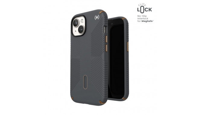 Speck Presidio2 Grip ClickLock & MagSafe - Etui iPhone 16e / iPhone 15 / iPhone 14 / iPhone 13 (Char