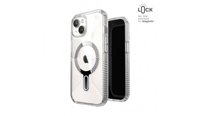 Speck Presidio Perfect-Clear Grip ClickLock & MagSafe - Etui iPhone 16e / iPhone 15 / iPhone 14 / iP
