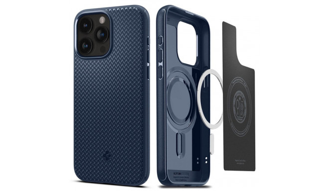 Spigen kaitseümbris Mag Armor MagSafe iPhone 15 Pro Max, navy blue