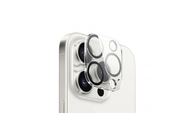 Crong Lens Shield - Szkło na aparat i obiektyw iPhone 15 Pro / iPhone 15 Pro Max