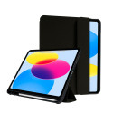 Crong FlexFolio - Case for iPad 10.9" (2022) with Apple Pencil holder (Black)