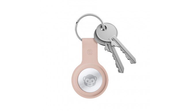 Crong kaitseümbris Silicone Case Key Ring Apple AirTag, roosa