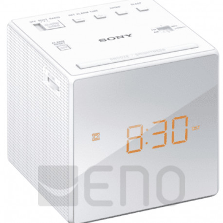 Sony ICF-C1W Uhrenradio weiß