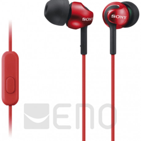 Sony MDR-EX110APR In-Ear 3,5mm rot