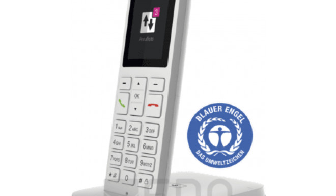 Telekom lauatelefon Sinus 12 baasjaamaga, valge