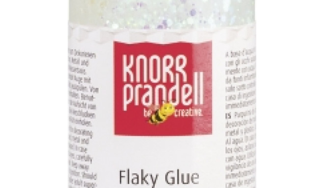 Glitter liim 50ml, helbeline, valge, Knorr-Prandell