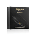 BALMAIN HAIR must nahast 18K kullaga kaunistatud peavõru / Puffed Leather Headband