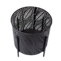 Lillepotiümbris CHIA D25xH28cm, must