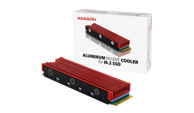 Axagon silicone thermal pads passive M.2 SSD 80mm CLR-M2