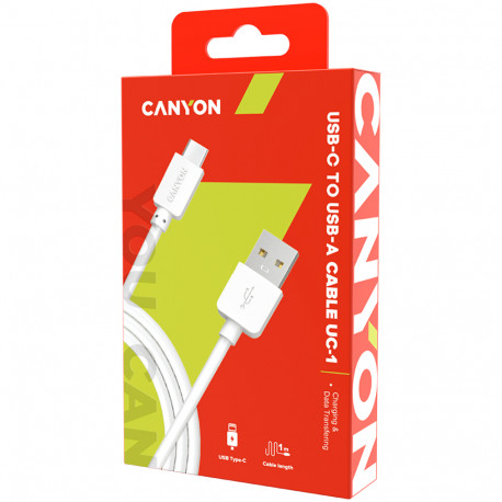 CANYON cable UC-1 USB-C 5W 1m White