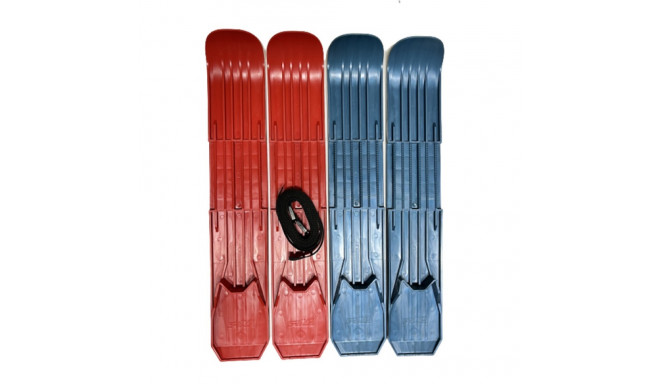 Suusad UNIPLAST Juunior, lastele rihmadega, 56 cm, mix