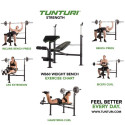 Treeningpink Tunturi WB60 Olympic Width Weight Bench