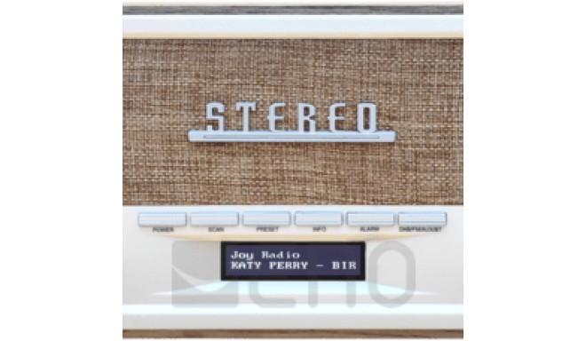 Denver digiraadio DAB-18LW, hele puiduimitatsioon