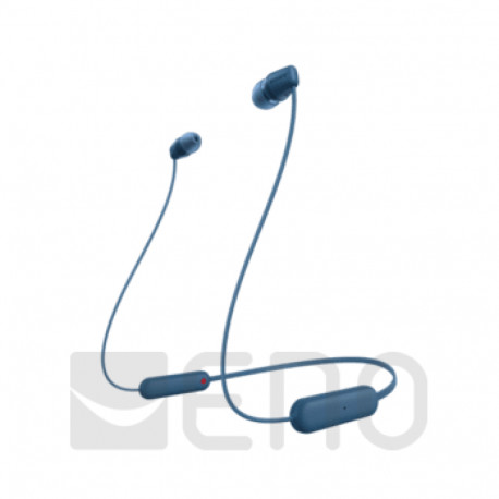Sony Bluetooth nööpkõrvaklapid WI-C100L, sinine