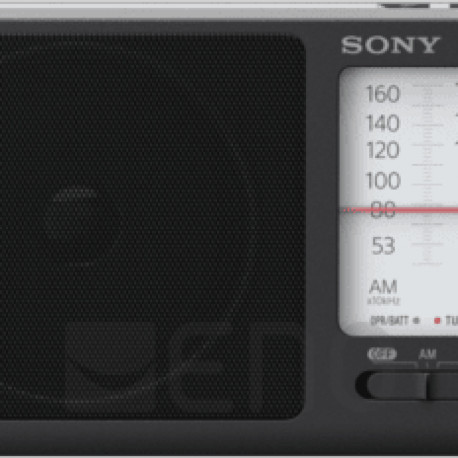 Sony ICF-506 MW/UKW Radio schwarz analoge Sendersuche