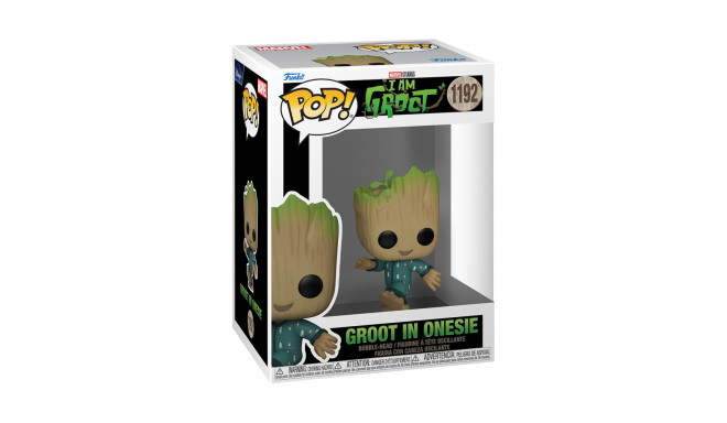 FUNKO POP! Vinyl: Фигурка I Am Groot - Groot in PJs (dancing), 8 см