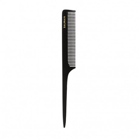 BALMAIN HAIR professionaalne viimistluse kamm juuksurile / Tail Comb Black & White