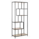 Shelf SEAFORD 77x35xH185cm, sonoma oak,