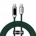 Cable USB-C to USB-C Baseus Display, 100W, 2m (green)