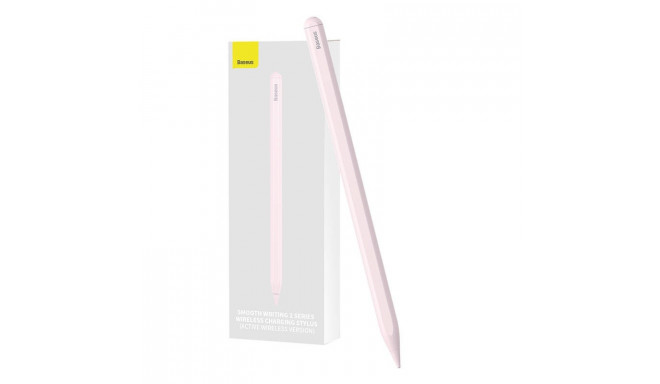 Wireless charging stylus for phone / tablet Baseus Smooth Writing (pink)