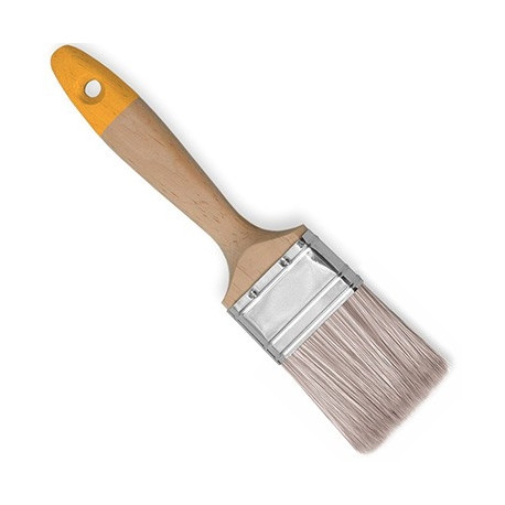 Pintsel 30mm, lapik, lehtpuust käepide