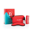 BALMAIN HAIR neopreenist kosmeetikakott / Cosmetic Bag Red SS21