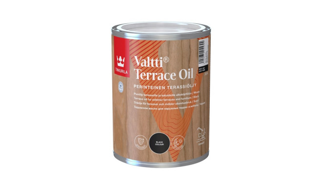 VALTTI TERRACE OIL BLACK 0.9L