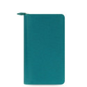 Filofax - Saffiano Personal compact Zip  Aquamarine (rohekashall), lukuga