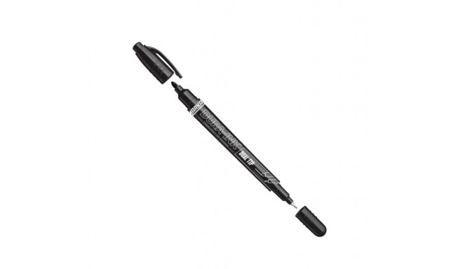 Kahe otsaga tindimarker Markal DURA-INK Dual Tip, must