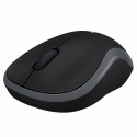 Logitech M185 Wireless Mouse, RF Wireless, 1000 DPI, Black/Grey