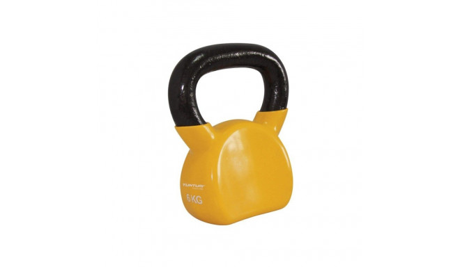 Sangpomm TUNTURI Vinyl Kettlebell 6kg, kollane