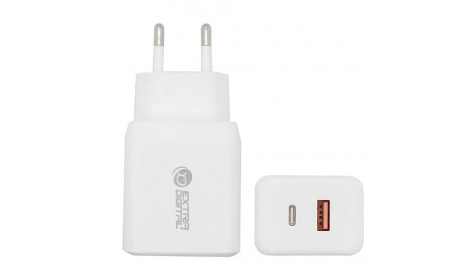Charger EXTRA DIGITAL USB Type-C, USB Type-A: 35W, PPS