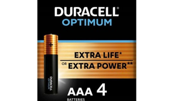 Optimum AAA LR3 batteries blister 4 pieces
