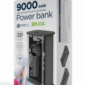 PowerBank Transparent 9000 mAh QC3.0 black