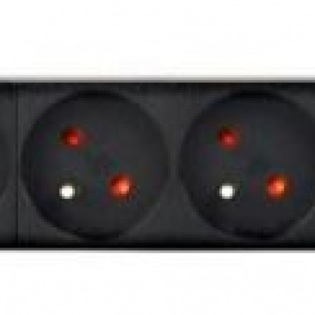 Rack power strip PDU 9xFR 1U 16A FR 2m