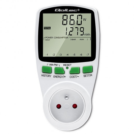 The Power Meter PM0627 is a high-capacity plug-in energy monitor designed to help u