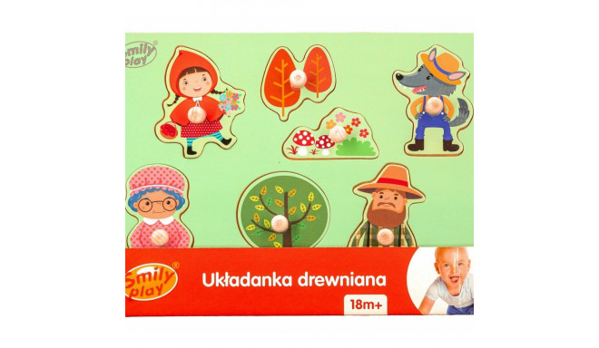 Wooden puzzle Red Riding Hood