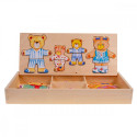 Wooden puzzle, 4 Teddy bears
