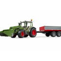 Fendt Vario 211 tractor with front loader and tipper