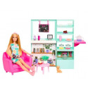 BARBIE Doll relaxing in a cafe