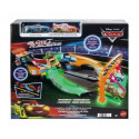 CARS set Night race track glowing in the dark