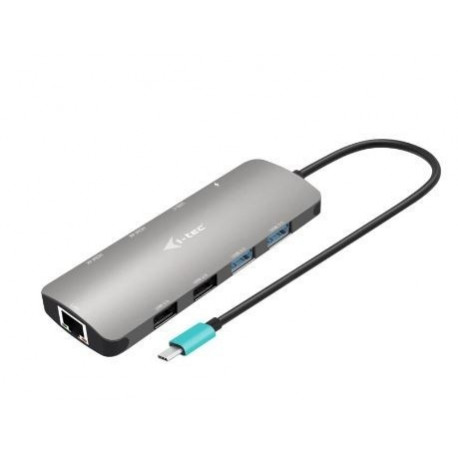 USB-C dokkimisjaam Metal Nano 2x HDMI Display Power Delivery 100W