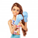 Barbie Doll with Puppy, Workout Outfit, Roller Skates and Tennis