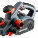 Electric Planer Graphite 850W, planing depth 3mm, planing width 82mm
