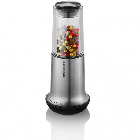 Salt and pepper grinder L silver GEFU X-PLOSION G-34629